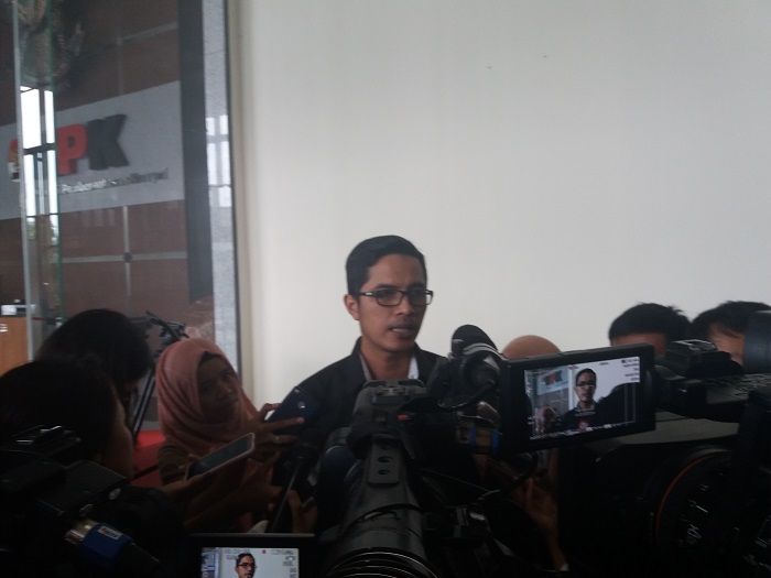 Jubir KPK, Febri Diansyah. Foto Restu Fadilah | NUSANTARAnews