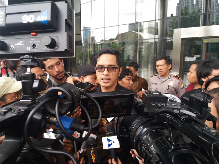 Jubir KPK, Febri Diansyah/Foto Restu Fadilah / NUSANTARAnews