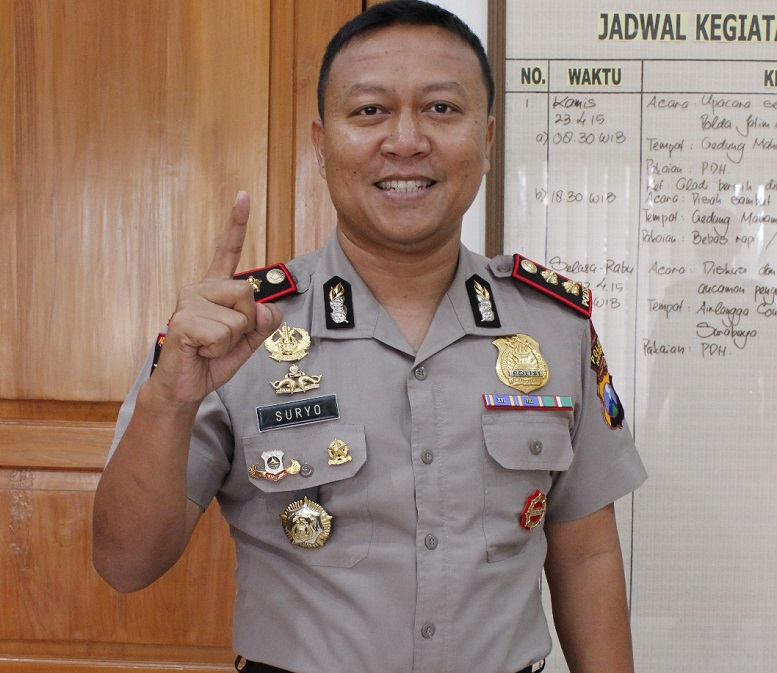 Kapolres Ponorogo, AKBP Suryo Sudarmadi/Foto Nurcholis/Nusantaranews