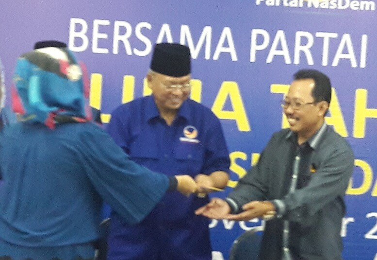 Ketua DPW Partai Nasdem Jatim, Rendra Kresna/Foto Tri Wahyudi/Nusantaranews