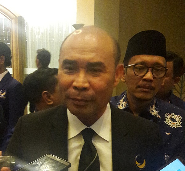 Ketua Fraksi Partai Nasdem Victor Laiskodat/Foto Tri Wahyudi