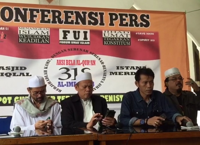 Konferensi Pers FUI jelang Aksi 313. Foto Richard Andika / NUSANTARAnews