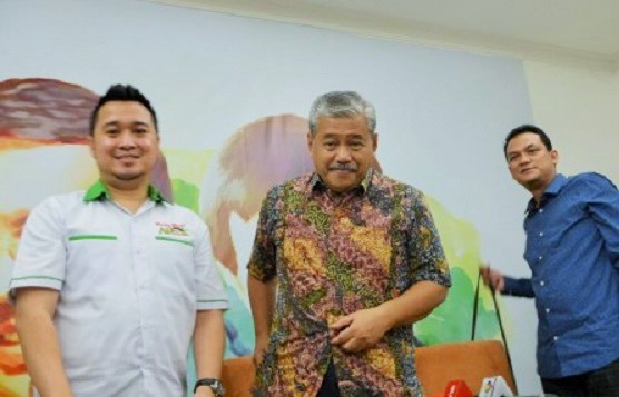 Mantan anggota dewan Pembina DPP Partai Demokrat Hayono Isman (Tengah)/Foto: Dok. MI/MOHAMAD IRFAN