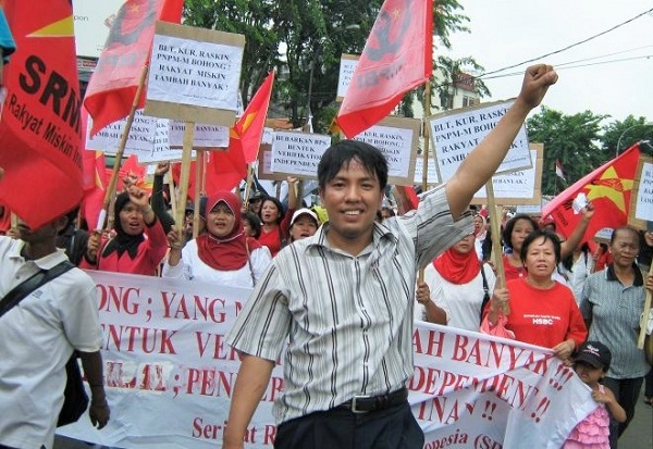 Ketua Umum SPRI (Serikat Perjuangan Rakyat Indonesia), Marlo Sitompul/Foto: Dok. SuaraJakarta.co