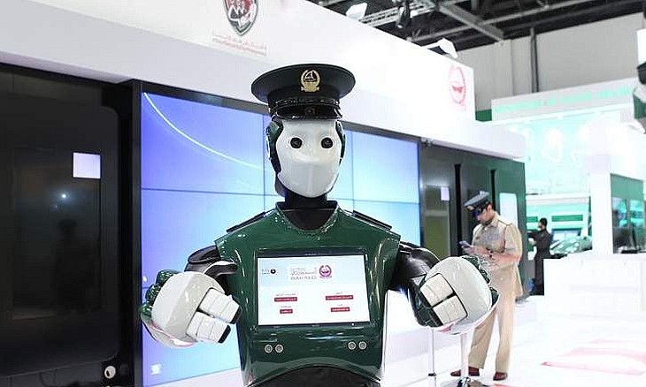 Polisi Robot Siap Patroli di Dubai/Foto via Time Out Dubai/Nusantaranews