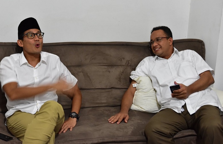 Anies dan Sandiaga uno/Foto Istimewa/nusantaranews