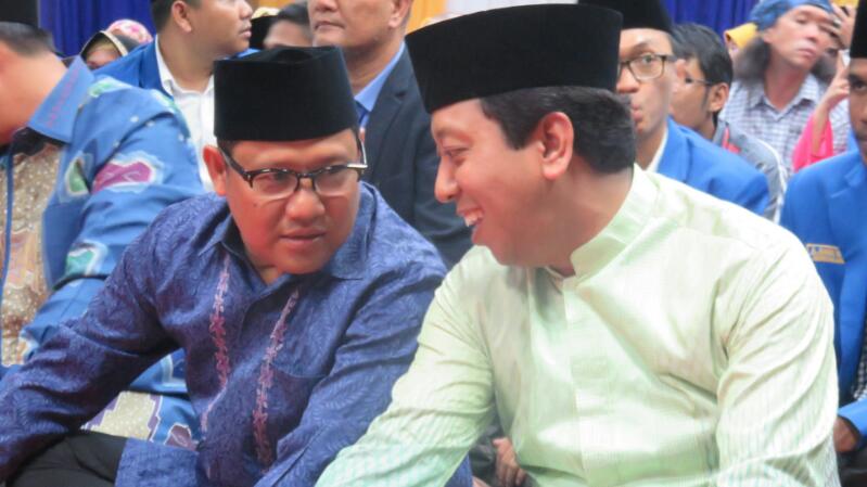 Ketum PKB Muhaimin Iskandar dan Ketum PPP Romahurmuziy/Foto Dok. Nusantaranews