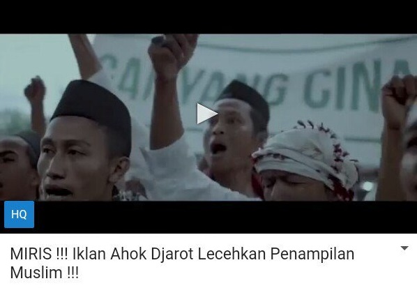 Kontroversi Video Kampanye Ahok/Foto Istimewa/Nusantaranews