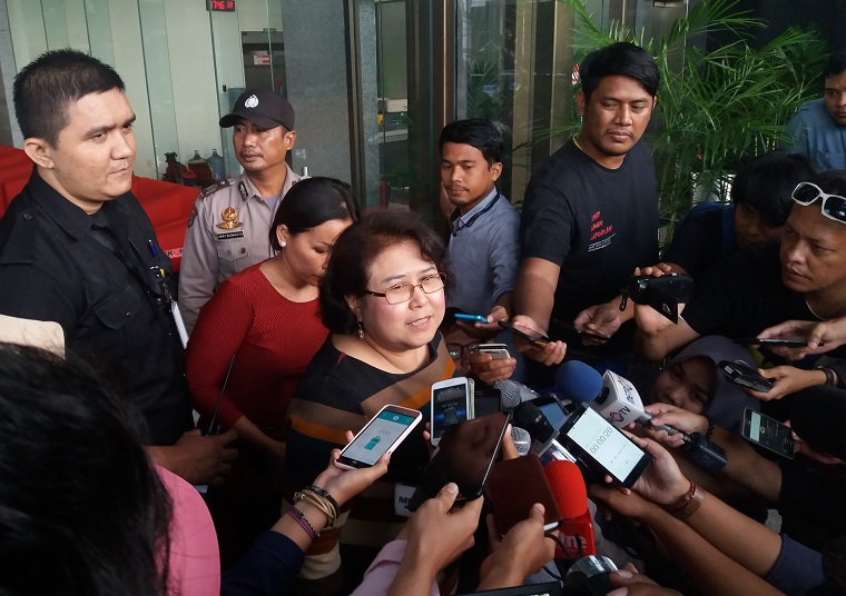 Pengacara Elza Syarief. Foto Restu Fadilah/ NUSANTARAnews