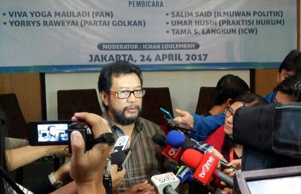 Politisi Partai Golkar, Yorrys Raweyai. Foto Restu Fadilah/ NUSANTARAnews