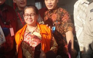 Politikus Partai Hanura; Miryam S Haryani Usai Jalani Sidang/Foto restu fadilah/nusantaranews