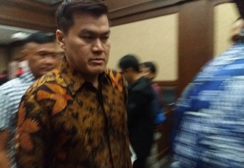 Andi Agustinus alias Andi Narogong. Foto Restu Fadilah/ NUSANTARAnews