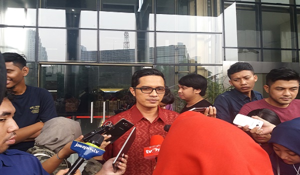 Kabiro Humas KPK Febri Diansyah. (Foto: restu Fadilah/Nusantaranews)