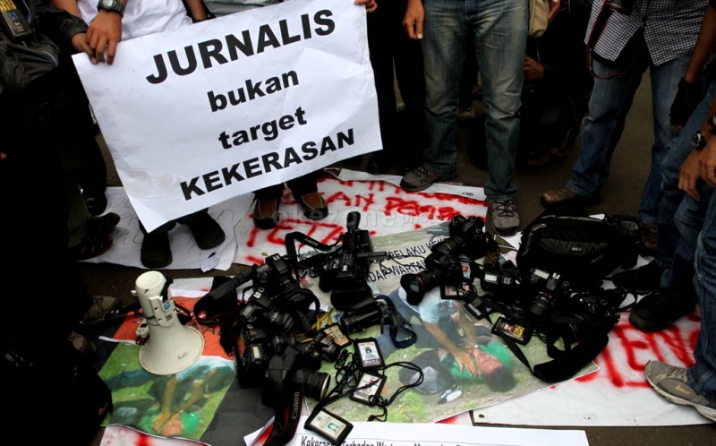 Kekerasan Wartawan/Foto Istimewa/Nusantaranews