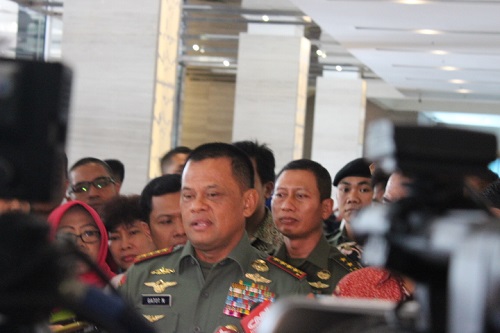 Panglima TNI Jenderal TNI Gatot Nurmantyo. Foto Richard Andika/ NUSANTARAnews.co