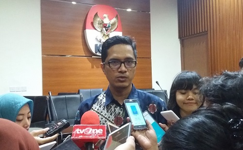 Kabiro Humas KPK, Febri Diansyah. Foto Restu Fadilah/ NUSANTARANEWS.CO