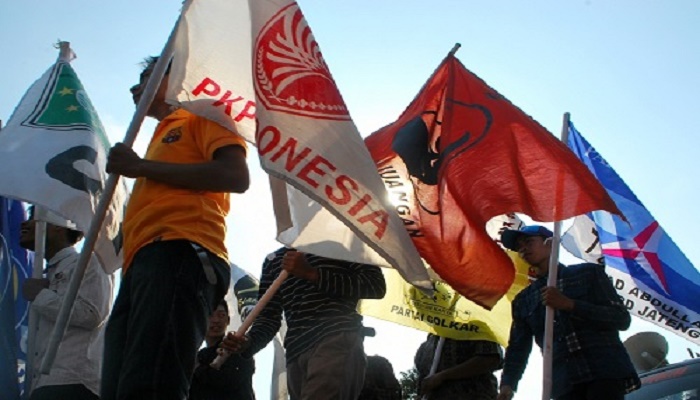 Bendera Parpol. (Ilustrasi/Foto: Doc KR)