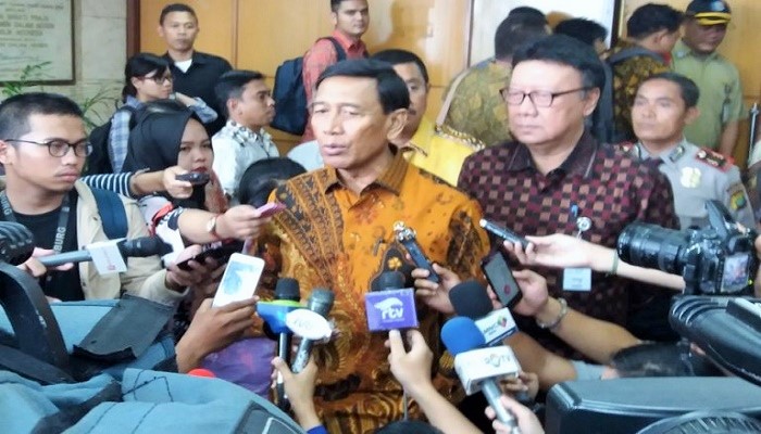 Menteri Koordinator Bidang Politik Hukum dan Keamanan Wiranto. (FOTO: NUSANTARANEWS.CO/RF)