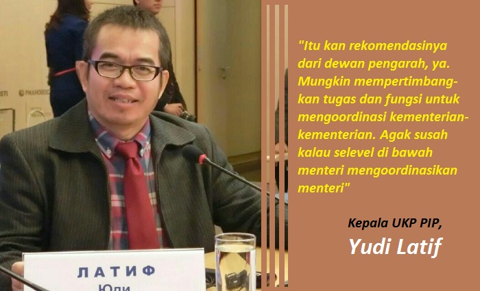 Kepala UKP PIP Yudi Latif. Ilustrasi Foto: Istimewa/ NUSANTARANEWS.CO