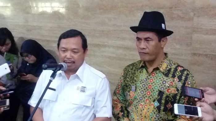 Ketua Masyarakat Perbenihan dan Pembibitan Indonesia (MPPI) Herman Khaeron di sela-sela acara pengukuhan DPP MPPI (Masyarakat Perbenihan dan Perbibitan Indonesia) di Auditorium Kementan, Jakarta, Senin (21/8/2017). Foto Richard Andika/ NusantaraNews.co