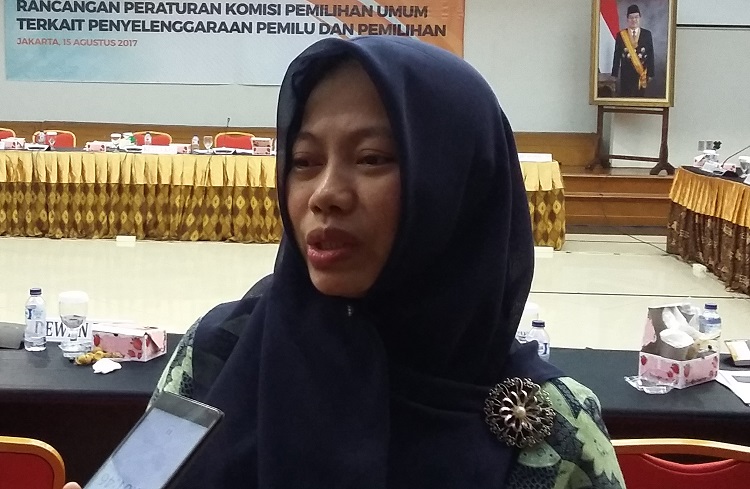 Direktur Eksekutif Perkumpulan untuk pemilu dan demokrasi, Titi Anggraeni/Foto Ucok AA/Nusantaranews