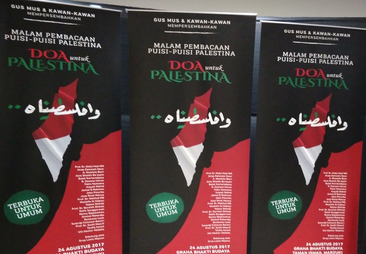 Doa Untuk Palestina/Foto Sulaiman/Nusantaranews