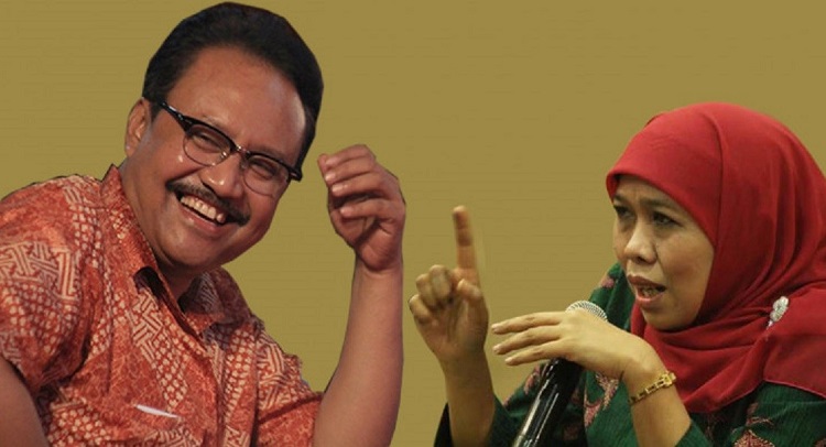 Gus Ipul dan Khofifah/Foto via globalnews/Nusantaranews