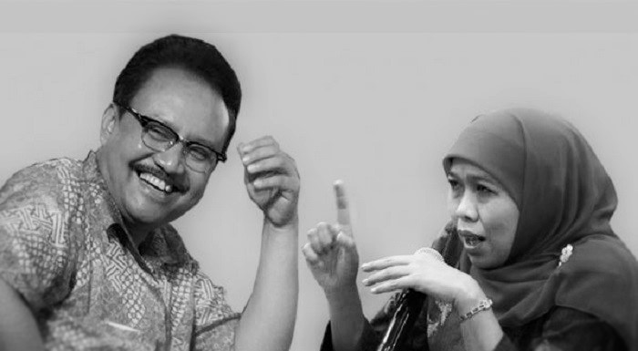 Gus Ipul dan Khofifah. Ilustrasi: NusantaraNews.co via inilah.com