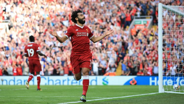 M Salah saat selebrasi/Foto Istimewa/Nusantaranews