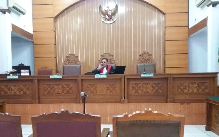 Majelis Hakim Pengadilan Negeri Jakarta Selatan/Foto Restu Fadilah/Nusantaranews