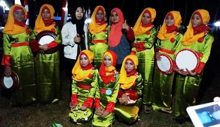 Lomba Qasidah Antar Gugus Depan Meriahkan Perkemahan Malam Pertama di Buki. Foto Fadli Syarif/ NusantaraNews.co