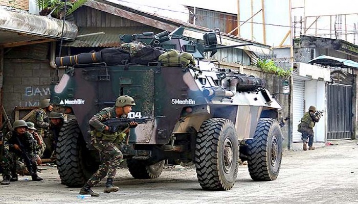 Militer Filipina di Marawi. (Foto: (Erwin Mascarinas/SunStar)