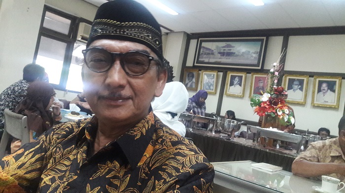 Putra pendiri NU, KH Hasib Wahab Hasbullah. Foto Tri Wahyudi/ NusantaraNews