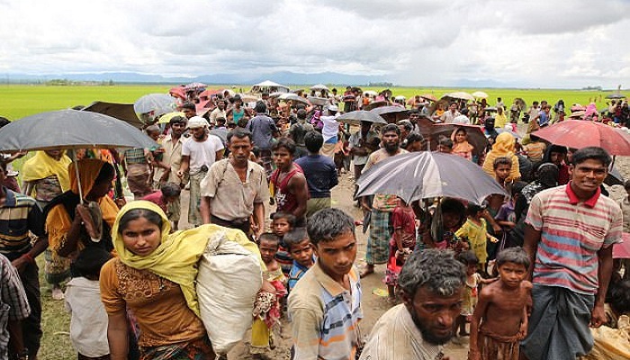 Dalam sepekan, sedikitnya 400 Rohingya tewas akibat kekerasan dan pembunuhan. (Getty Images)