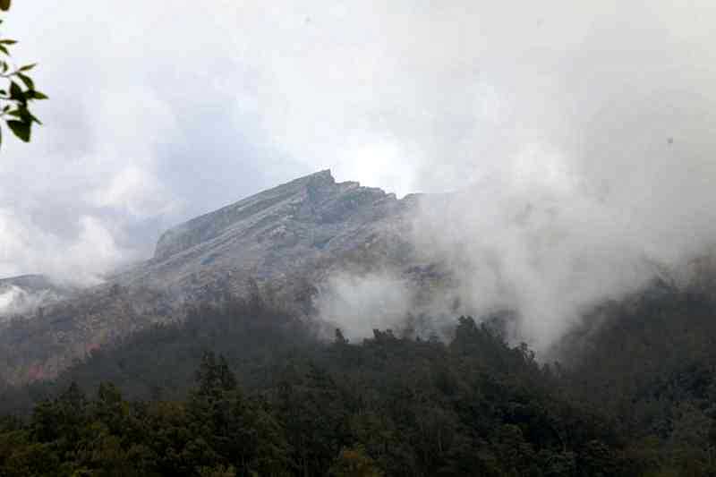 Gunung Agung/Foto via Balipost/Nusantaranews