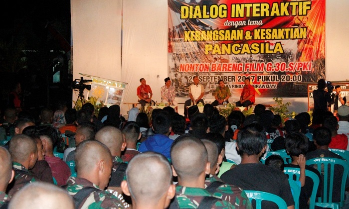 Dialog Interaktif bertajuk "Kebangsaan dan Kesaktian Pancasila", Jum’at malam (29/09/2017). Foto Sis24/ NusantaraNews