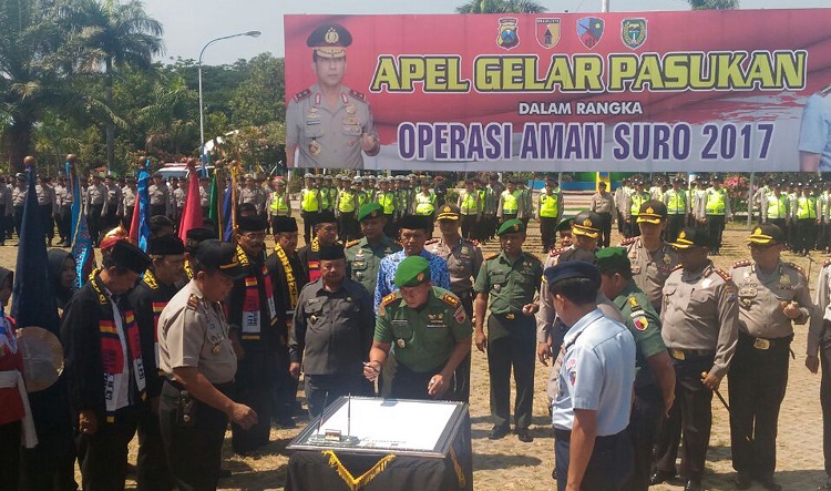 TNI Polri Madiun gelar apel Operasi Suro 2017/Foto Dok. Pribadi/Nusantaranews