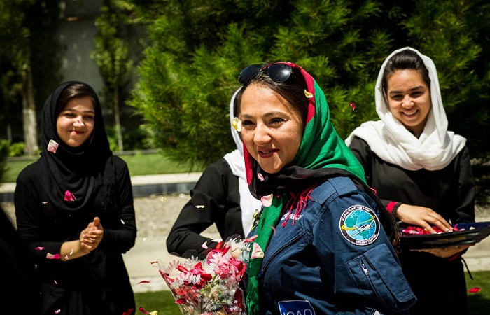 Shaista Waiz telah menjadi pahlawan bagi banyak wanita muda Afghanistan. (Foto: Ivan Flores/The Independent)