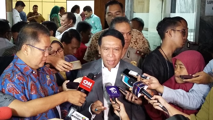 Ketua Komisi II DPR RI, Zainudin Amali. Foto Ucok Al Ayubby/ NusantaraNews