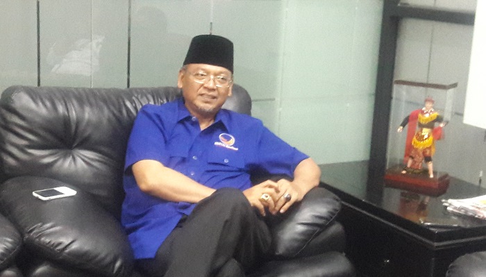 Ketua DPW Partai Nasdem Jatim Rendra Kresna. Foto Tri Wahyudi/ NusantaraNews