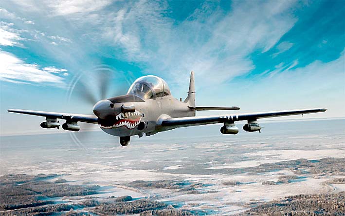 Pesawat Tempur Ringan A-29 Super Tucano/Image popular mechanics