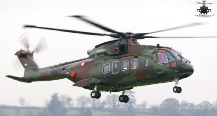 Penampakan helikopter Agusta Westland (AW) 101. Foto: Dok. Rich Pittman