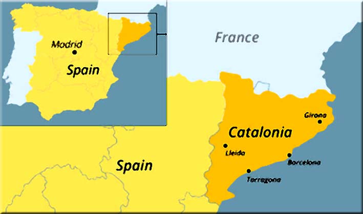 Peta Regional Catalonia