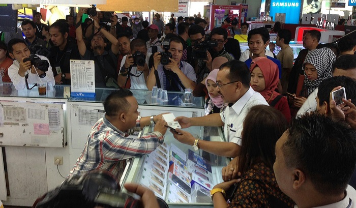 Kementerian Perdagangan kembali melakukan inspeksi mendadak (Sidak). Kali ini Kemendag ke ITC Roxy Mas, Jakarta Pusat. Doto Richard Andika/ NusantaraNews