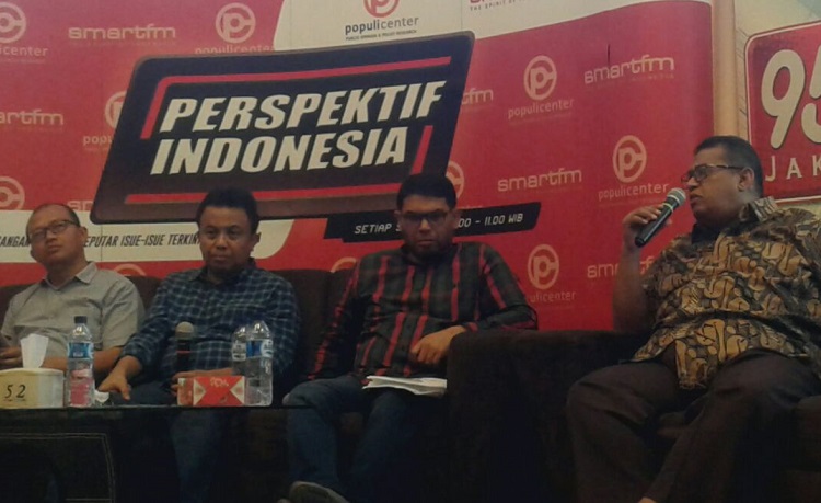 Umar Husin saat Diskusi Tentang Densus Tipikor polri (Foto: Ucok A/Nusantaranews)