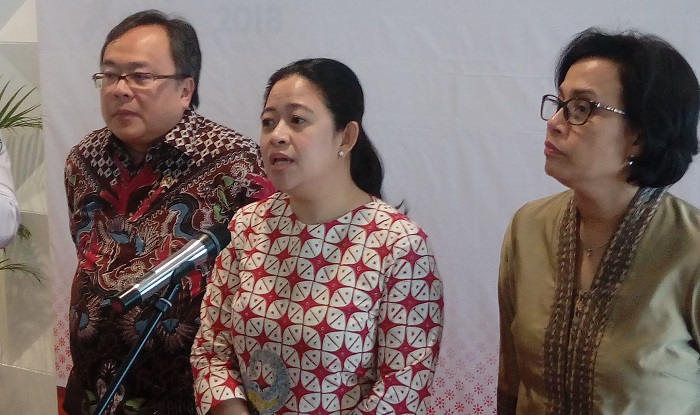 Menteri Koordinator Pembangunan Manusia dan Kebudayaan Puan Maharani. Foto Richard Andika/ NusantaraNews