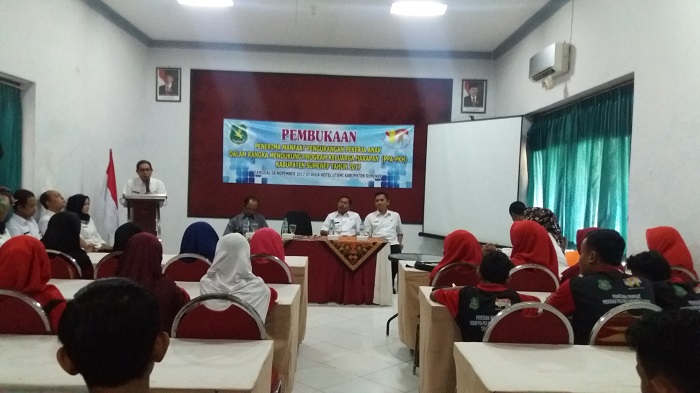 Kegiatan pengurangan pekerja anak di hotel utami oleh Disnaker Sumenep. Foto Mahdi/ NusantaraNews