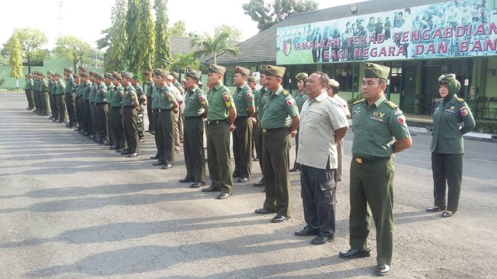 Personel Korem 084/Bhaskara Jaya. (Foto: Dok.Pendam V Brawijaya)