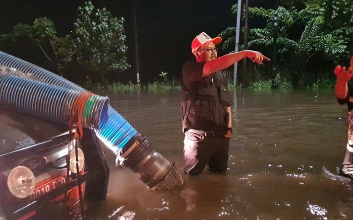 Banjir rendam Sidoarjo (Foto Tri Wahyudi/Nusantaranews.co)