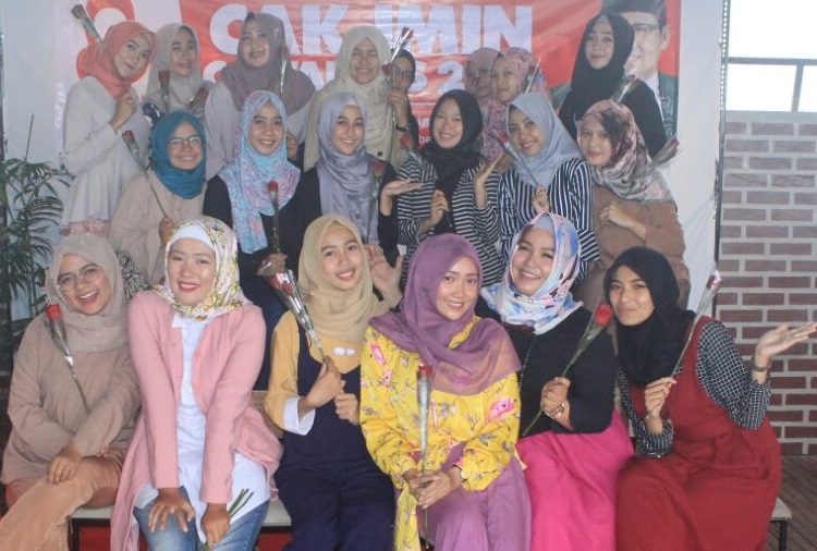 Komunitas Hijab Jogja Dukung Cak Imin Cawapres 2019 (Foto Istimewa/Nusantaranews.co)